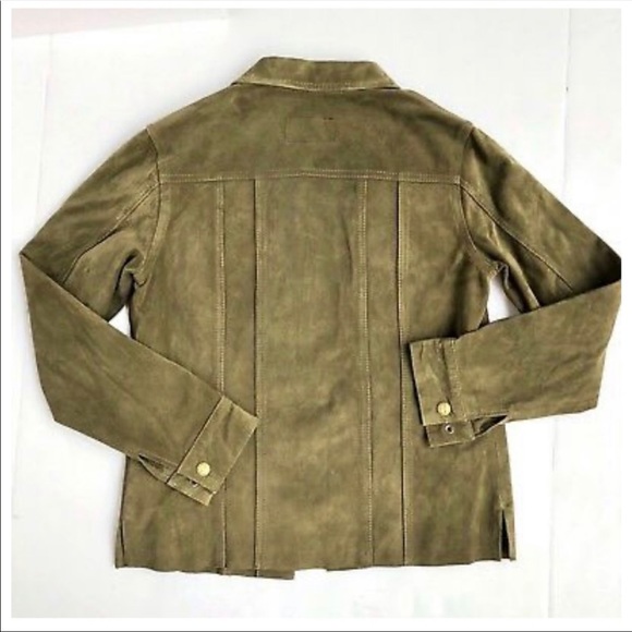 NWT Current/Elliott Olive Suede Jacket XS - Picture 4 of 7